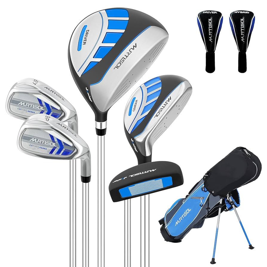 XDriveMax 6 Pieces Kids Golf Club Set, Junior Golf Club Set